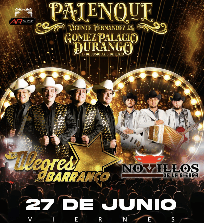 Los Alegres del Barranco - Palenque Gomez Palacio- Durango